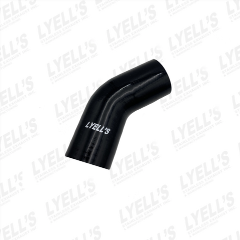 76-63mm Silicone Hose Elbow Reducer 90 Degree - Black, Without Clips, 127mm  (5)